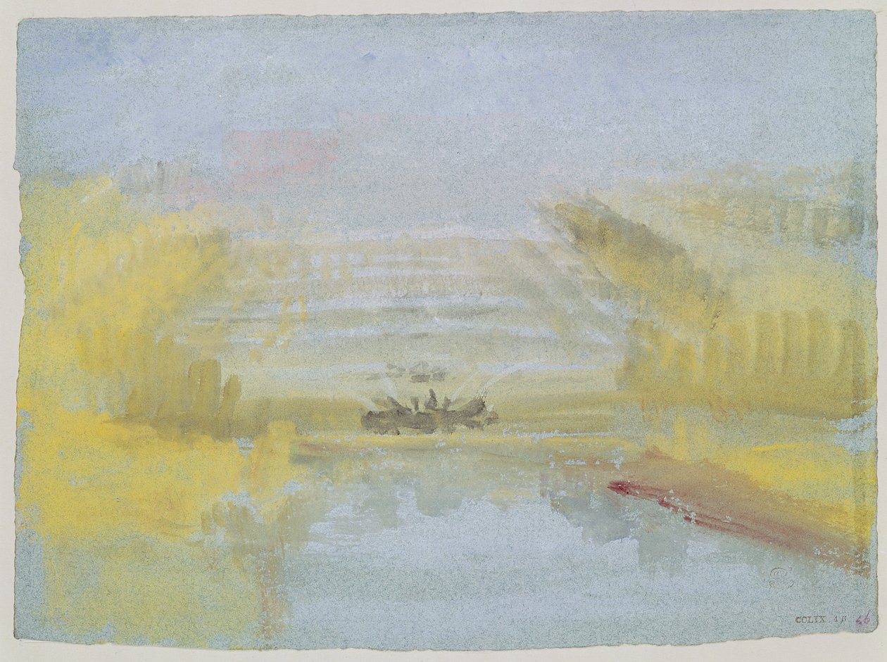 Versaillesin suihkulähteet, 1826-33 tekijältä Joseph Mallord William Turner
