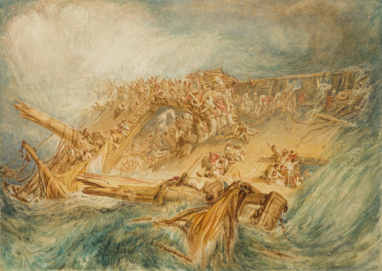 Itä-intialaisen menetys, n. 1818 tekijältä Joseph Mallord William Turner