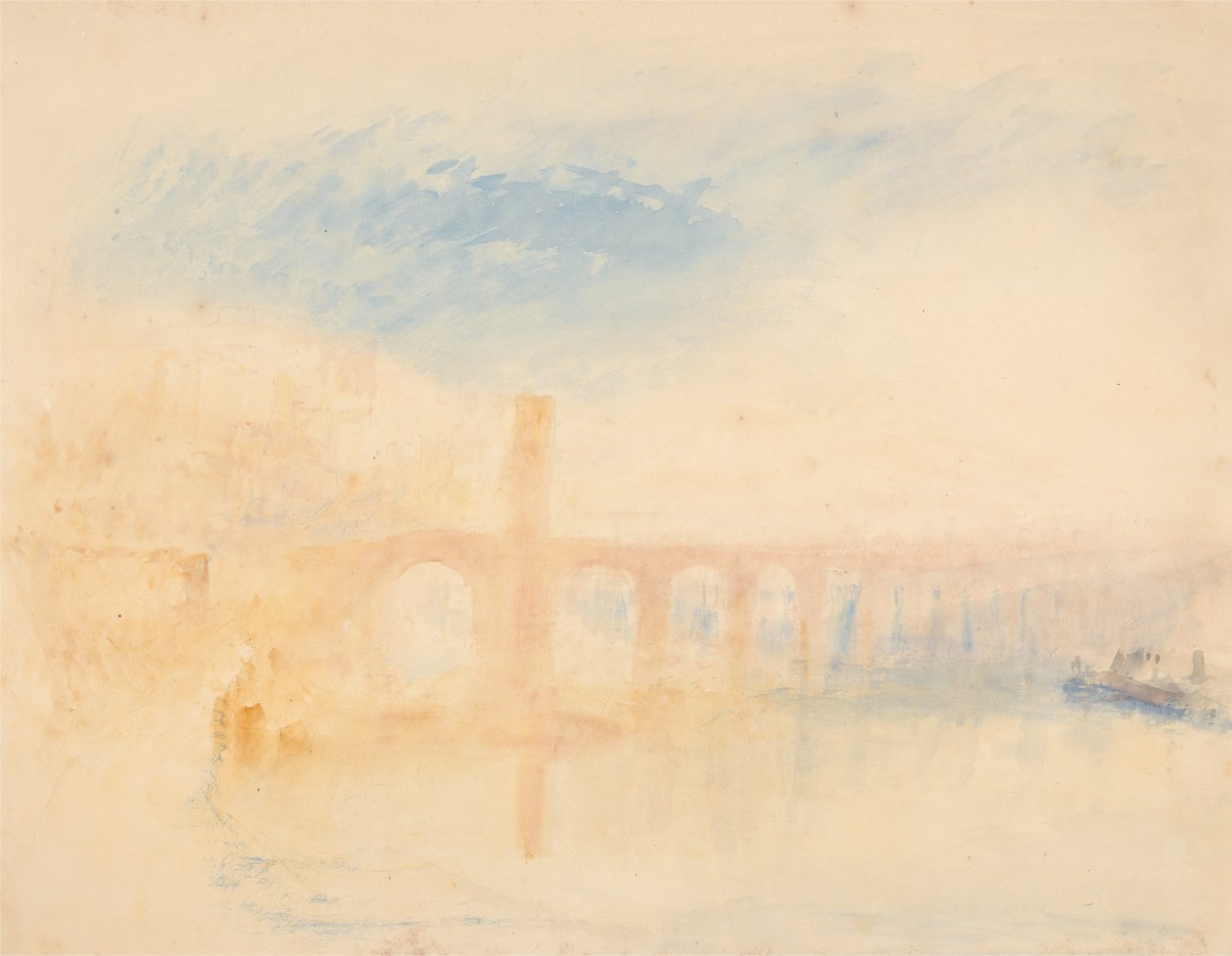 Moselin silta, Coblenz tekijältä Joseph Mallord William Turner