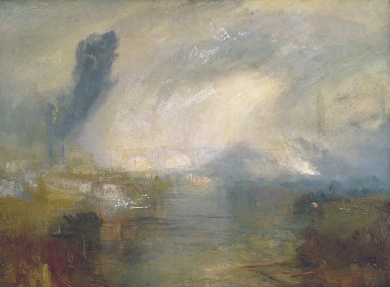 Thames Waterloon sillan yläpuolella tekijältä Joseph Mallord William Turner
