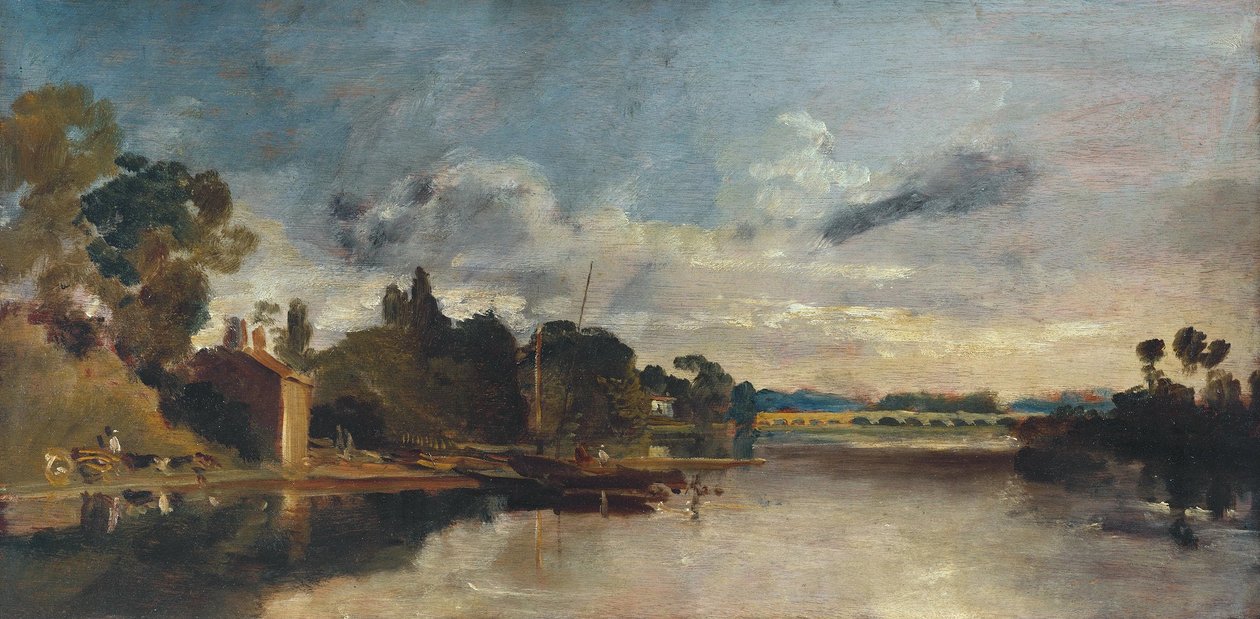 Thames lähellä Waltonin siltoja tekijältä Joseph Mallord William Turner