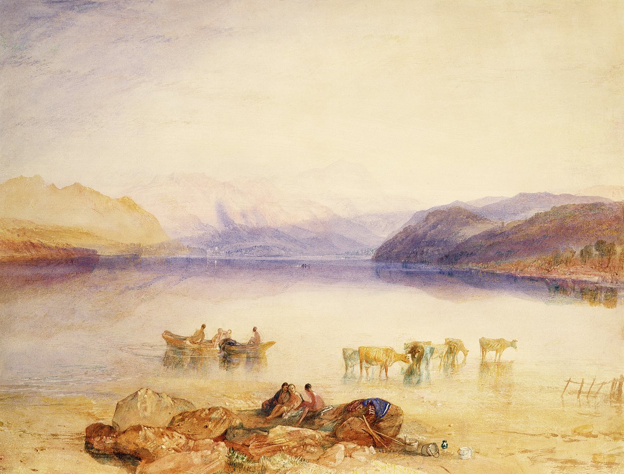Ullswater tekijältä Joseph Mallord William Turner