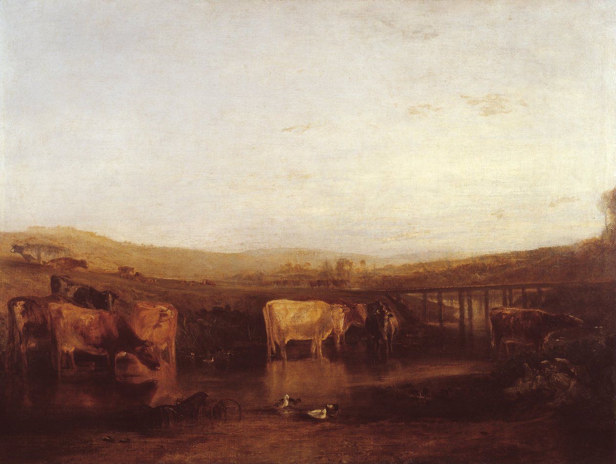 Thamesin ja Isisin liitto (Dorchester Mead, Oxfordshire) tekijältä Joseph Mallord William Turner