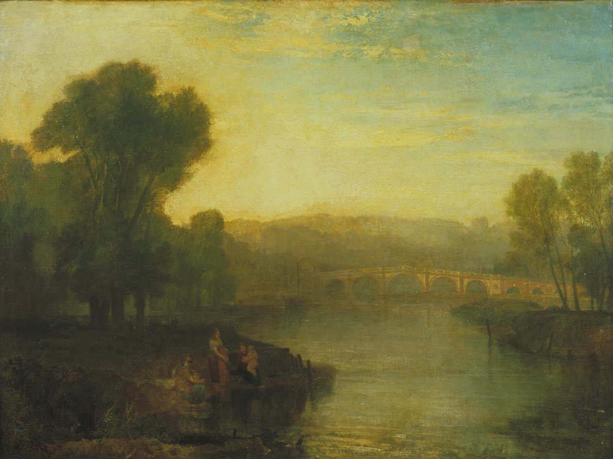 Näkymä Richmond Hillille ja sillalle tekijältä Joseph Mallord William Turner