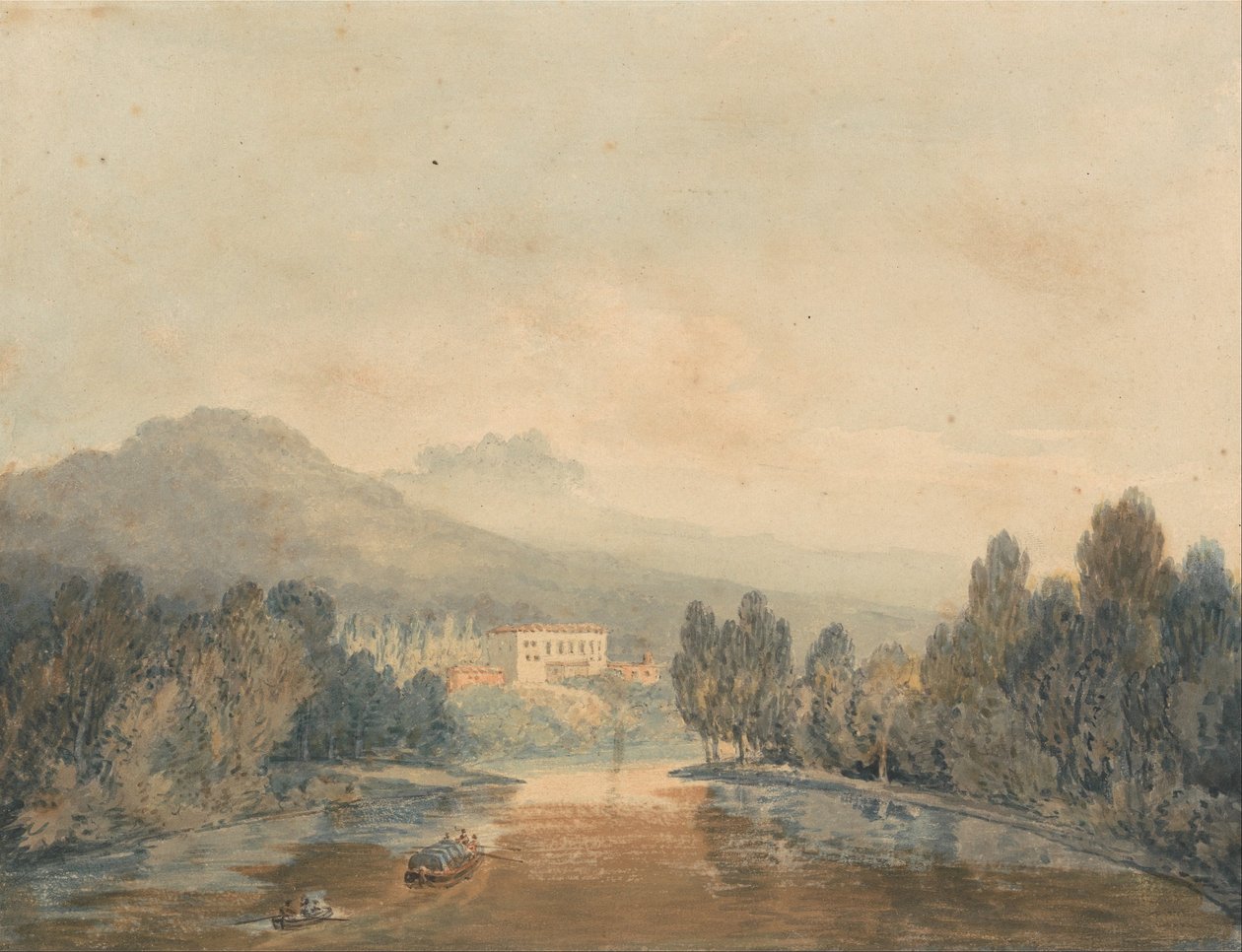 Villa Salviati Arnolla tekijältä Joseph Mallord William Turner