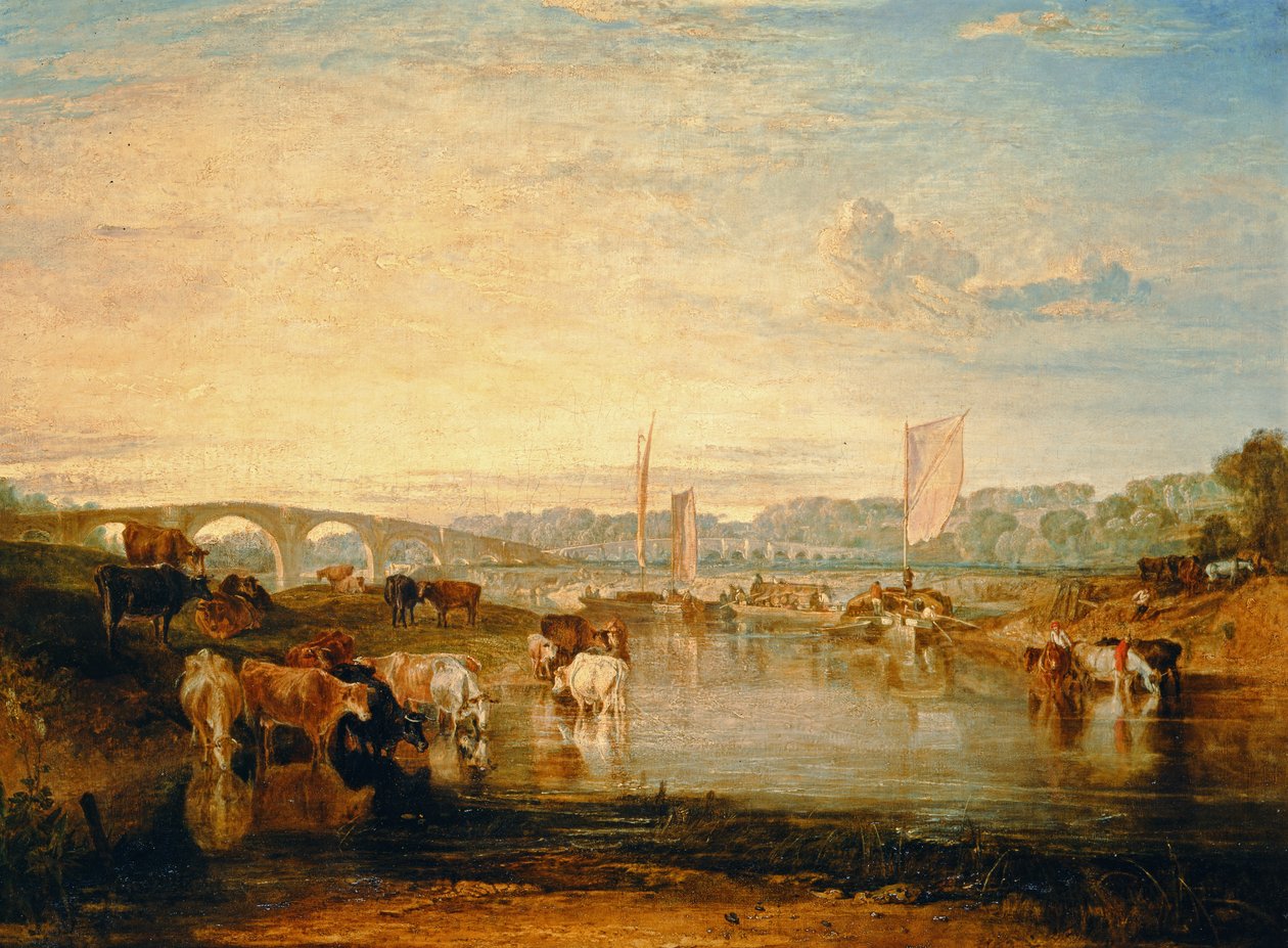 Walton Bridges tekijältä Joseph Mallord William Turner