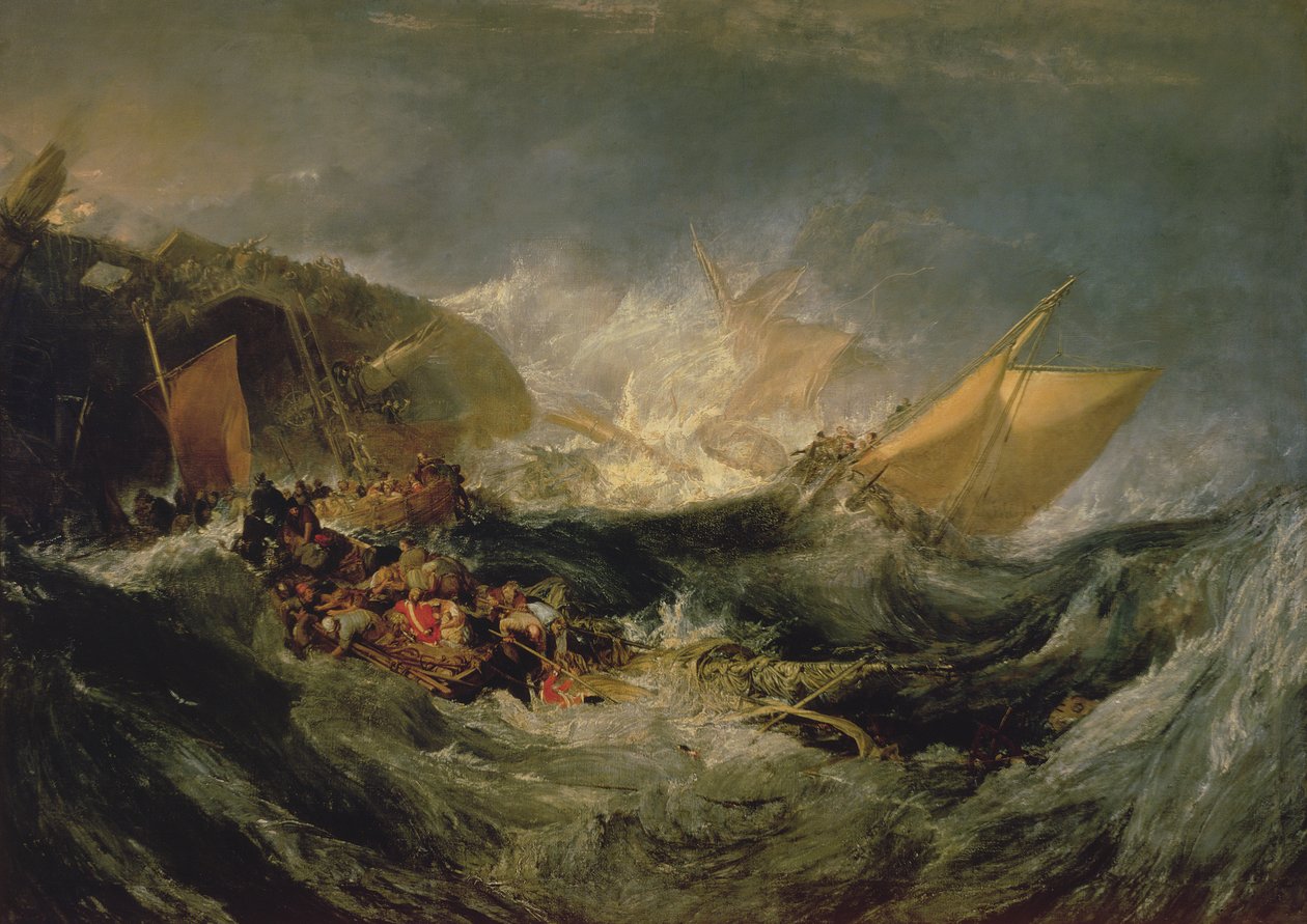 Kuljetuslaivan hylky tekijältä Joseph Mallord William Turner