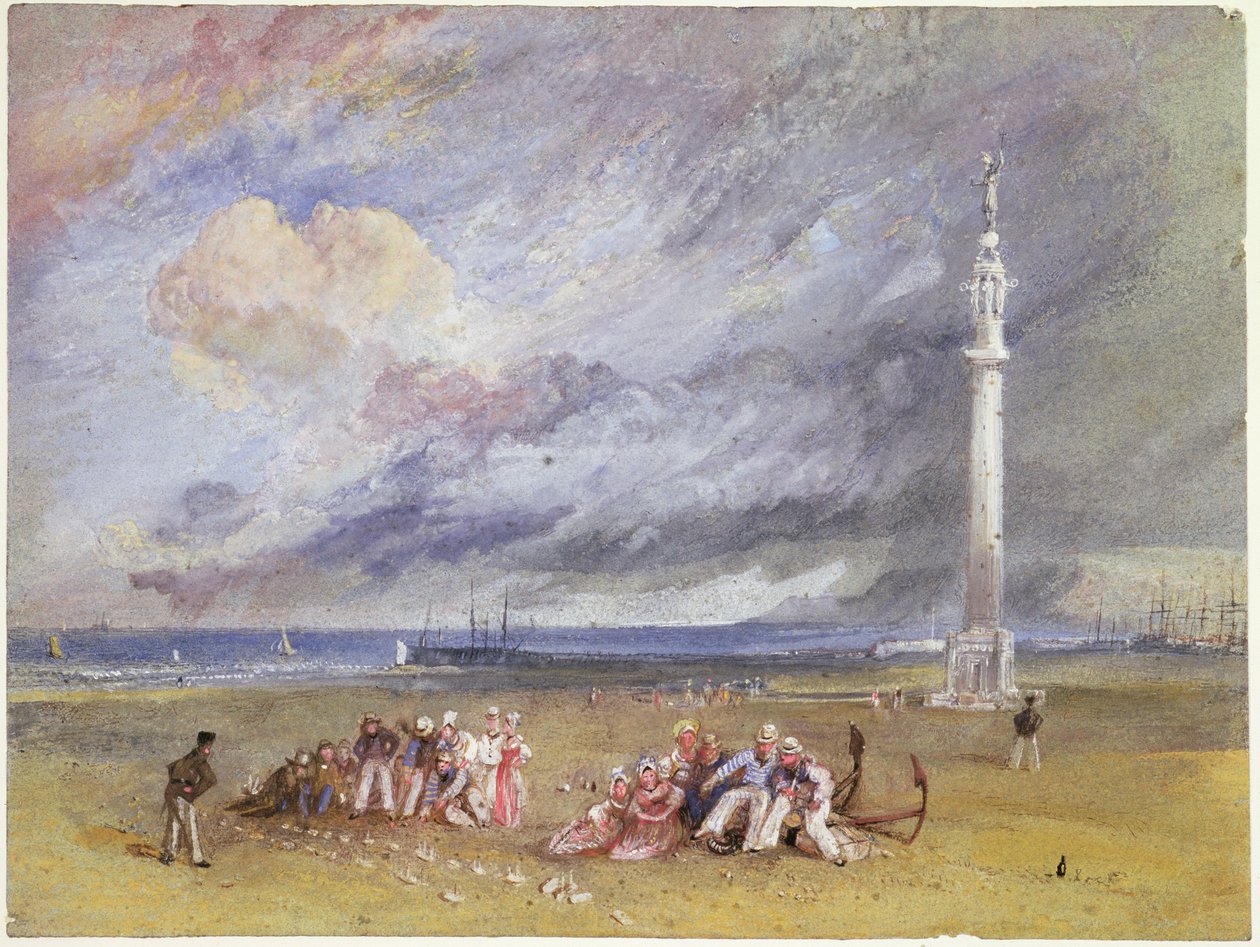 Yarmouth Sands, n. 1824-30 tekijältä Joseph Mallord William Turner