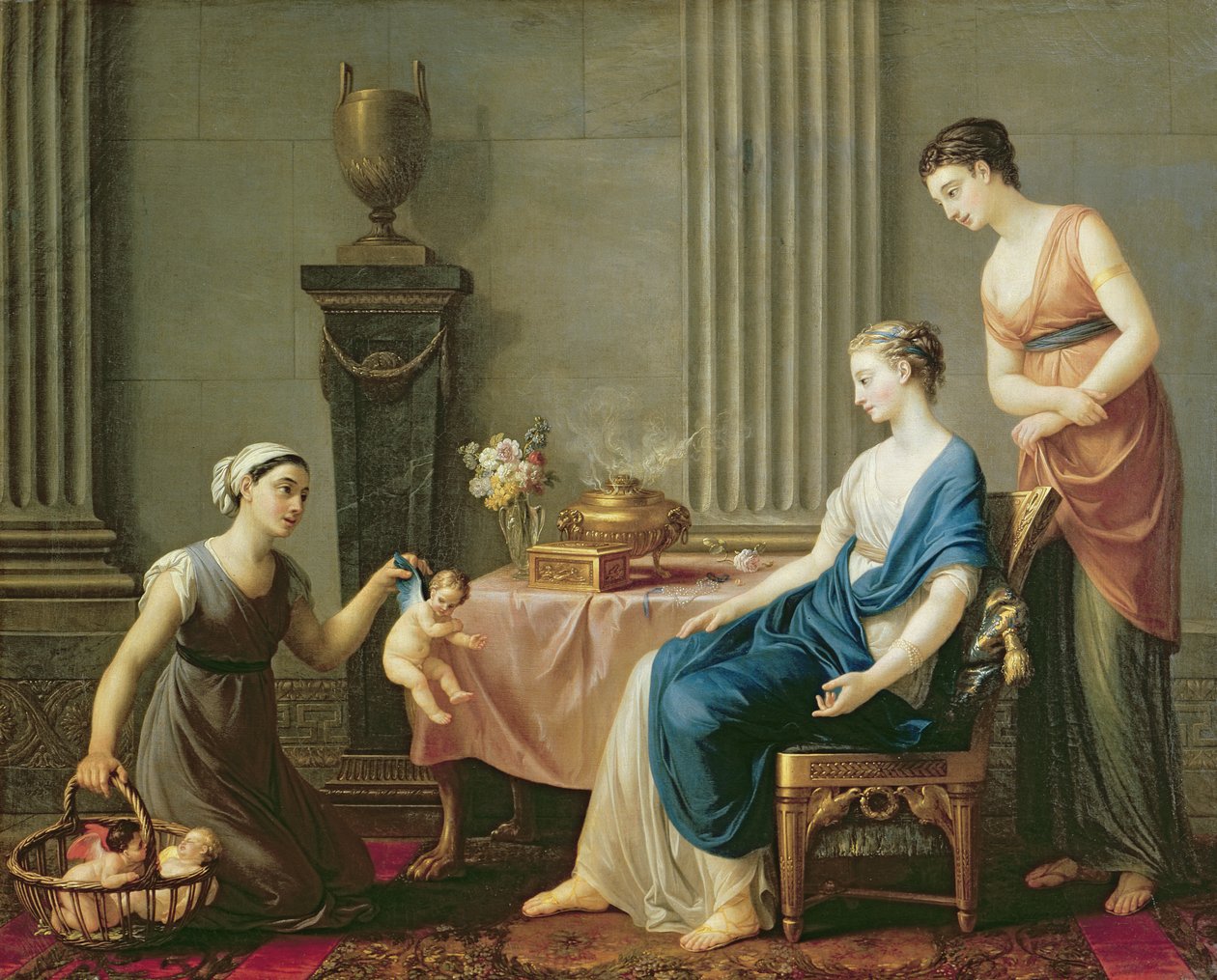 Rakkauden myyjä, 1763 tekijältä Joseph Marie, the Elder Vien