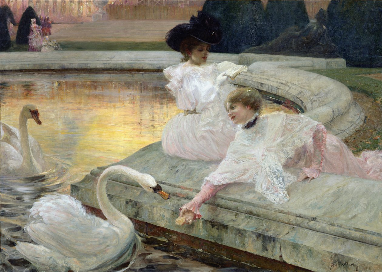 Joutsenet, 1900 tekijältä Joseph Marius Avy