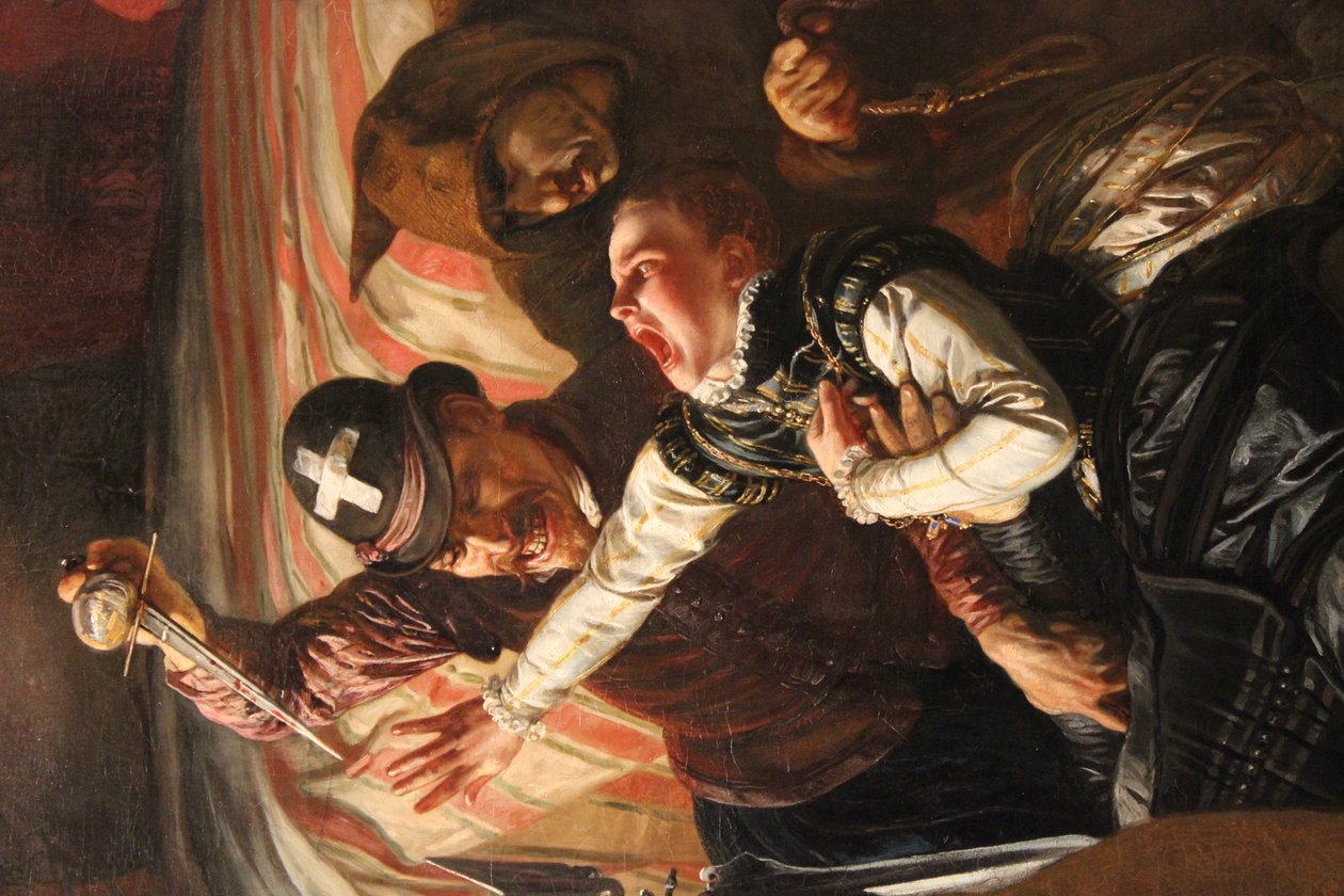 Pyhän Bartholomeuksen päivän kohtaus tekijältä Joseph Nicolas Robert Fleury
