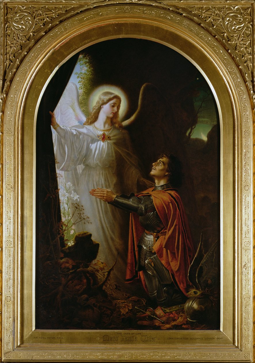 Mors Janua Vitae (Elämän portti), 1866 tekijältä Joseph Noel Paton