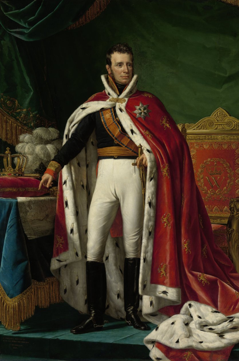 Vilhelm I:n muotokuva Alankomaista, 1819 tekijältä Joseph Paelinck