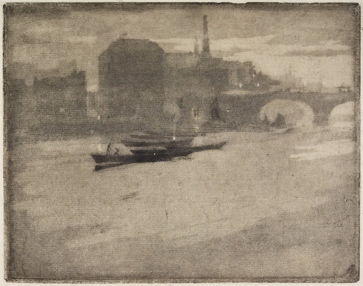 Thames, 1894 tekijältä Joseph Pennell