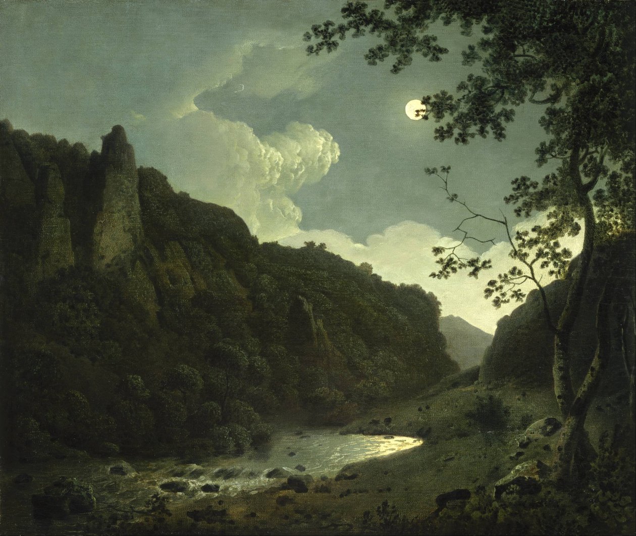 Dovedale, Moonlight tekijältä Joseph Wright of Derby