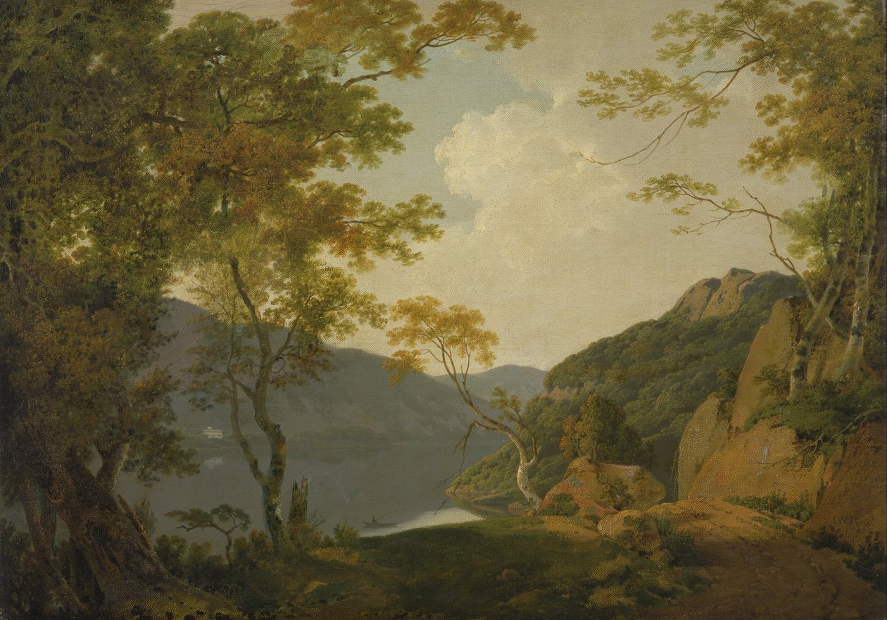 Järven kohtaus tekijältä Joseph Wright of Derby