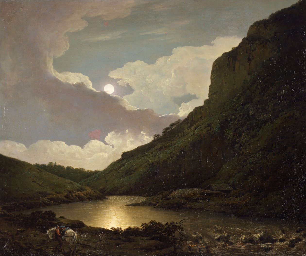Matlock Tor, Moonlight tekijältä Joseph Wright of Derby