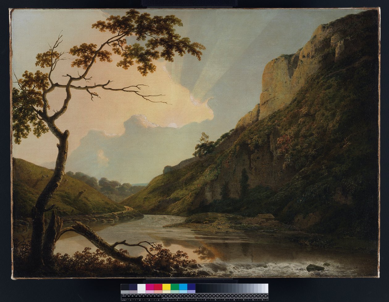 Matlock Tor, n. 1778-1780 tekijältä Joseph Wright of Derby