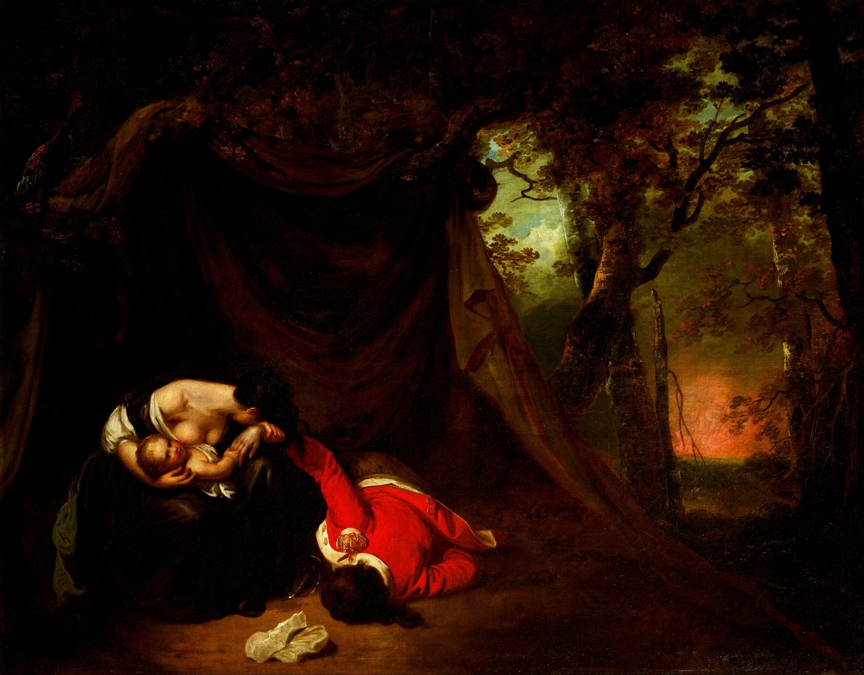 Kuollut sotilas tekijältä Joseph Wright of Derby