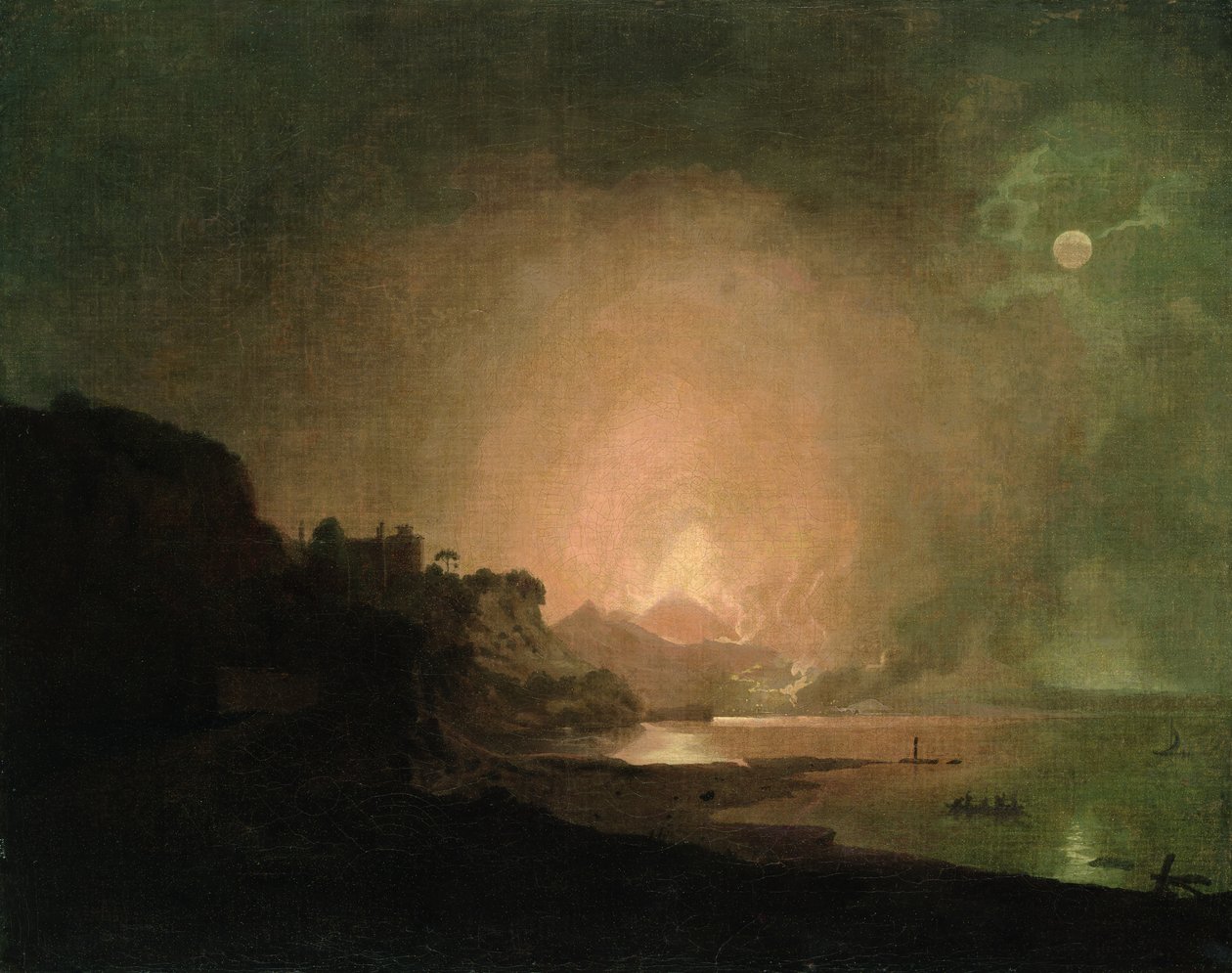 Vesuviuksen purkaus tekijältä Joseph Wright of Derby