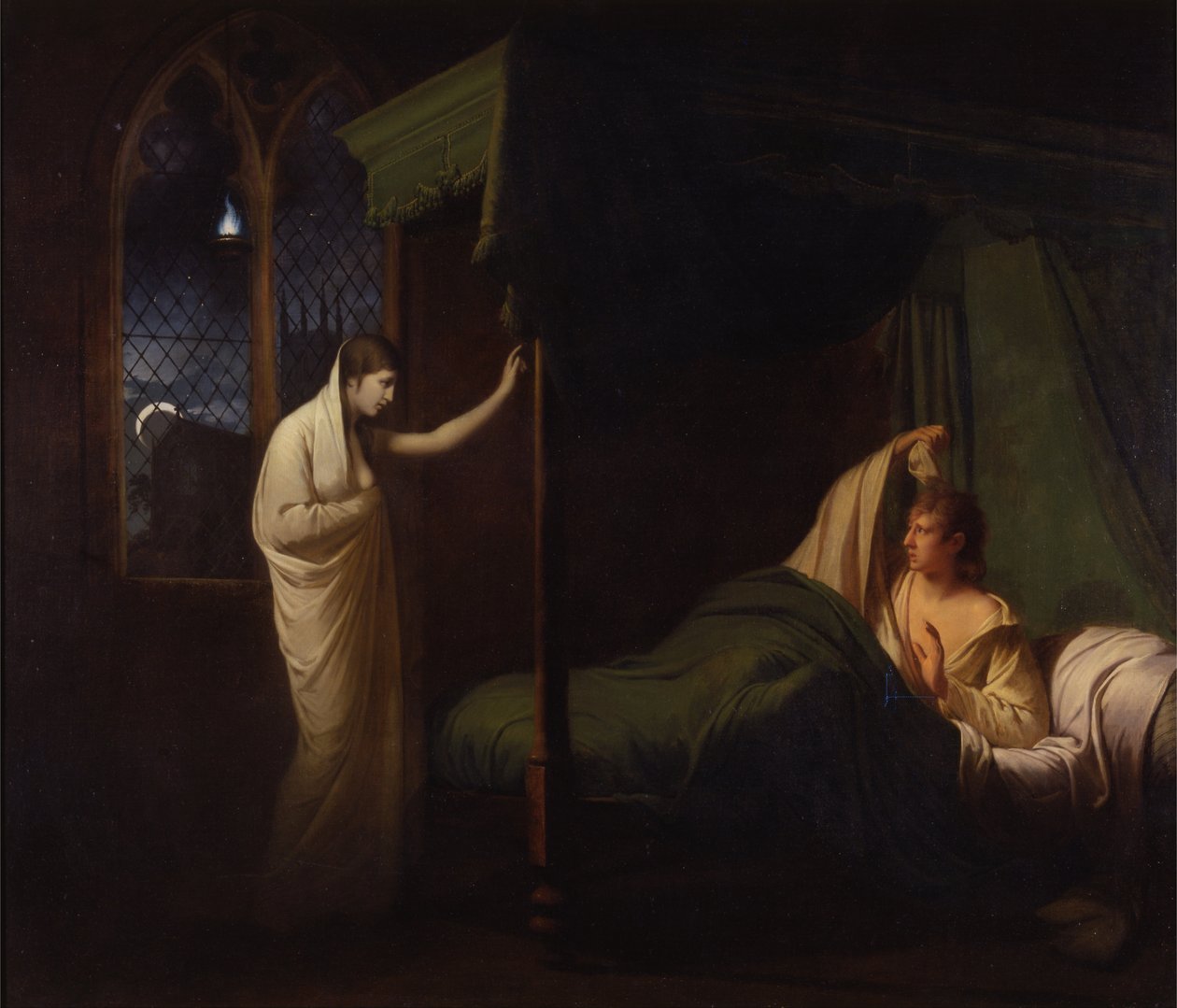 William ja Margaret, Percys Reliques of Ancient English Poetry tekijältä Joseph Wright of Derby