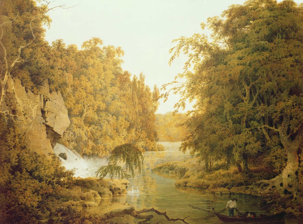 Dovedale, Peak District tekijältä Joseph Wright of Derby