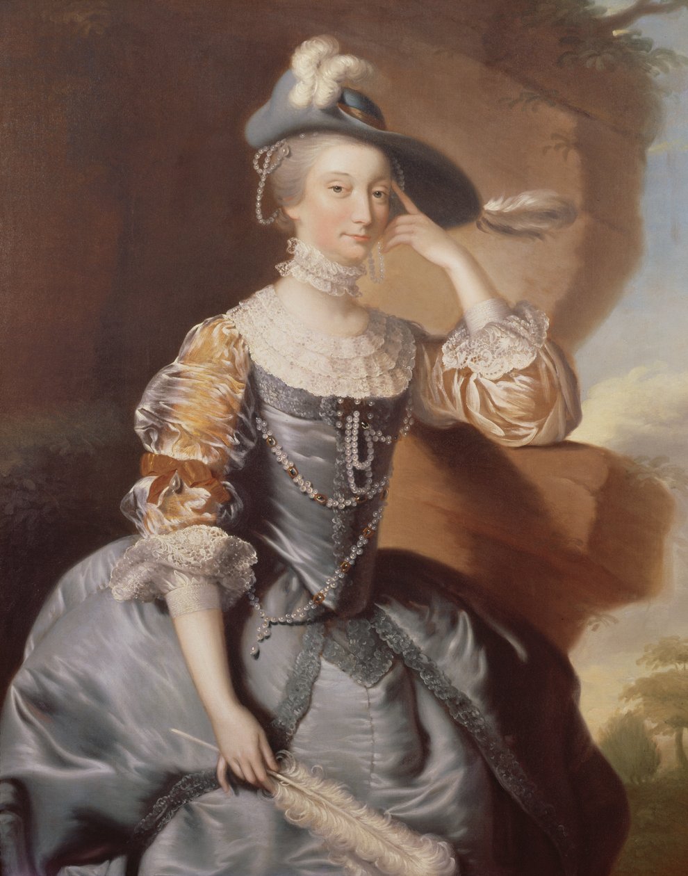 Rouva Anne Carverin muotokuva tekijältä Joseph Wright of Derby