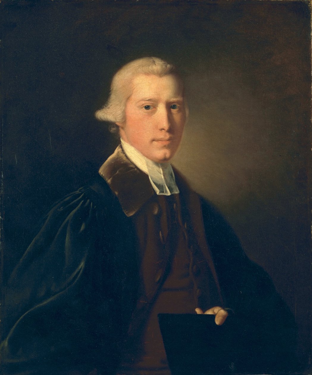 Nuori mies lippalakki ja puku, n.1760 tekijältä Joseph Wright of Derby