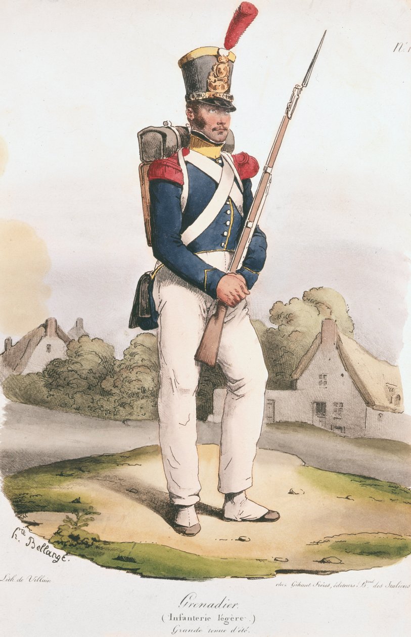 Grenadieri vartija tekijältä Joseph Louis Hippolyte Bellange