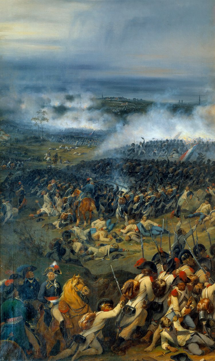 Vallankumoussodat: "" Anderlechtin taistelu 13. marraskuuta tekijältä Joseph Louis Hippolyte Bellange