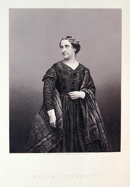 Madame Celeste, "The Drawing-Room Portrait Gallery of Eminent Personages" tekijältä Joseph (after) Norris