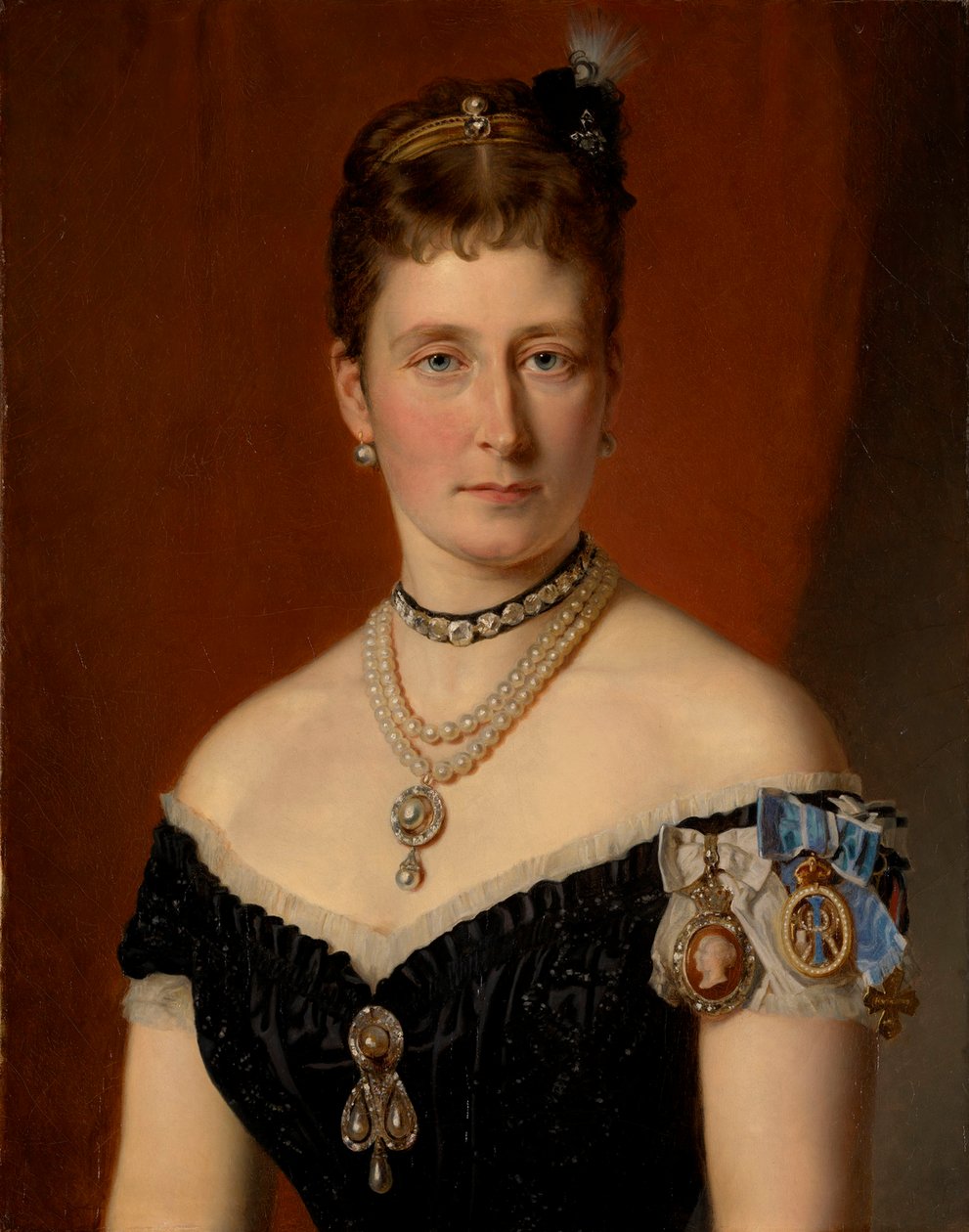 Yhdistyneen kuningaskunnan prinsessa Alice 1843-1878, Hessenin ja Reinin suurherttuatar, 1879. tekijältä Joseph Adam Hartmann
