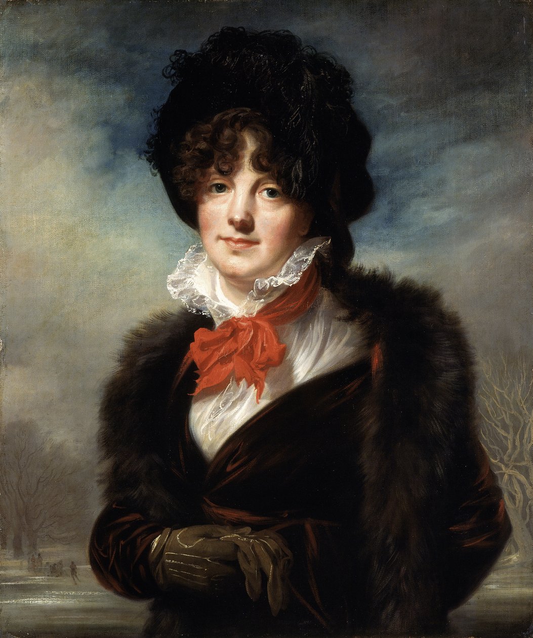 Mary Fryer Todd (o.s. Evans), noin 1798 (öljy kankaalle). tekijältä Joseph Allen