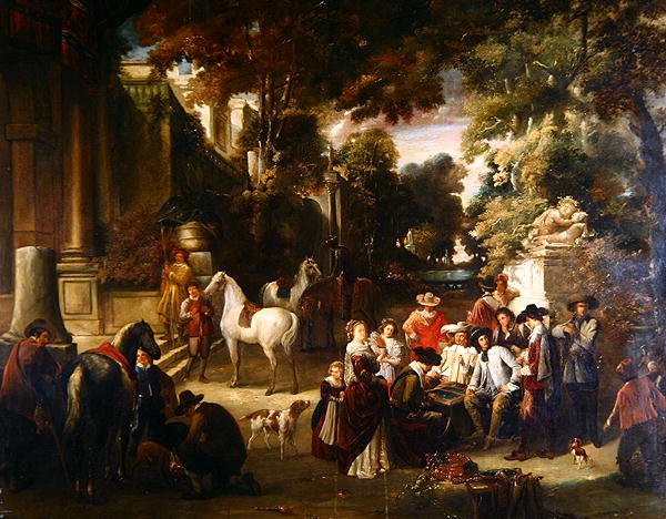 Fete Champetre (öljy kankaalle) tekijältä Joseph Anne Leroy