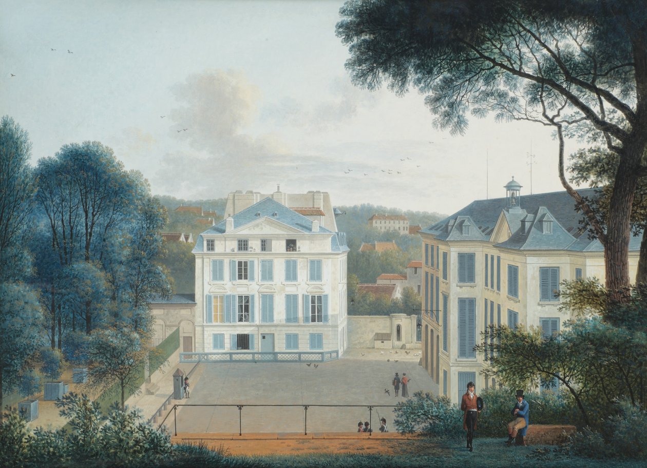 Buffonin talo Jardin des Plantesissa, Pariisissa tekijältä Joseph August Knip