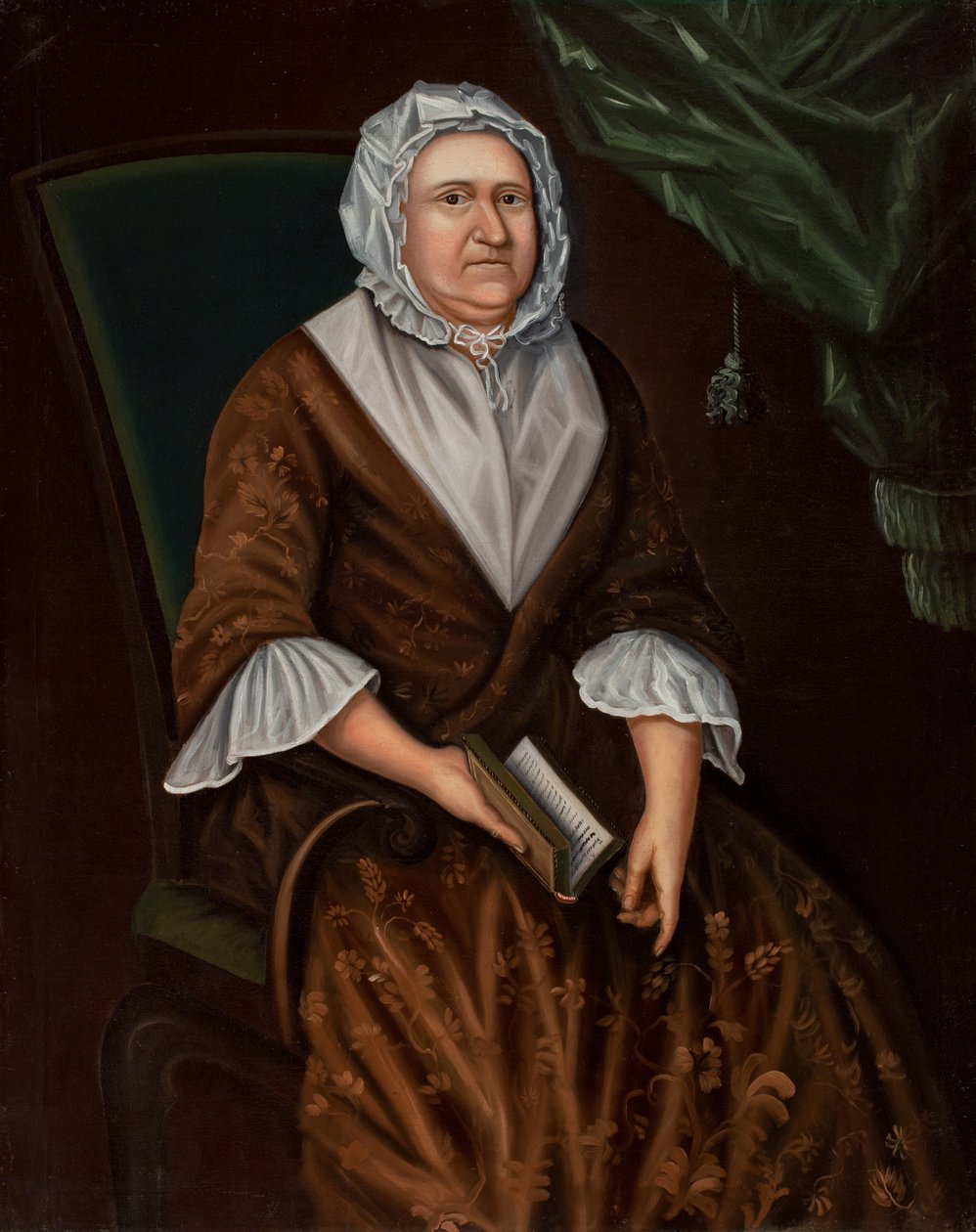 Faith Savage, rouva Cornelius Waldo, c. 1750 (öljy kankaalle) tekijältä Joseph Badger