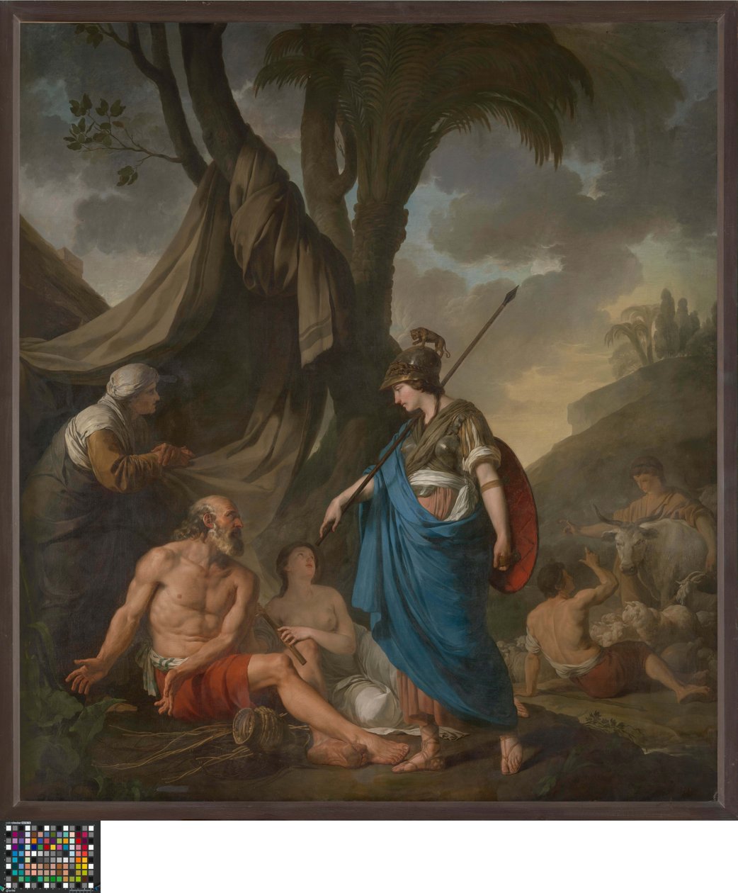 Erminia ja paimenet (Torquato Tasson mukaan) tekijältä Joseph Benoît Suvée