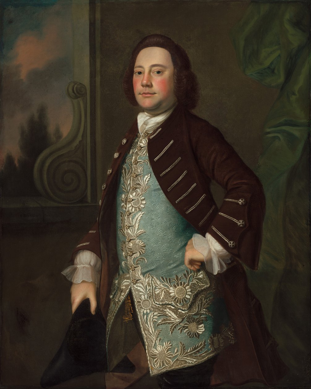 Gentlemanin muotokuva tekijältä Joseph Blackburn