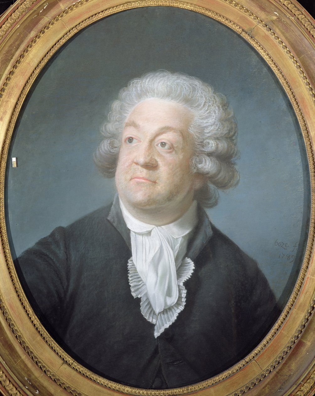 Honore Gabriel Riqueti (1749-91) Mirabeaun kreivi, 1789 (pastelli paperille) tekijältä Joseph Boze