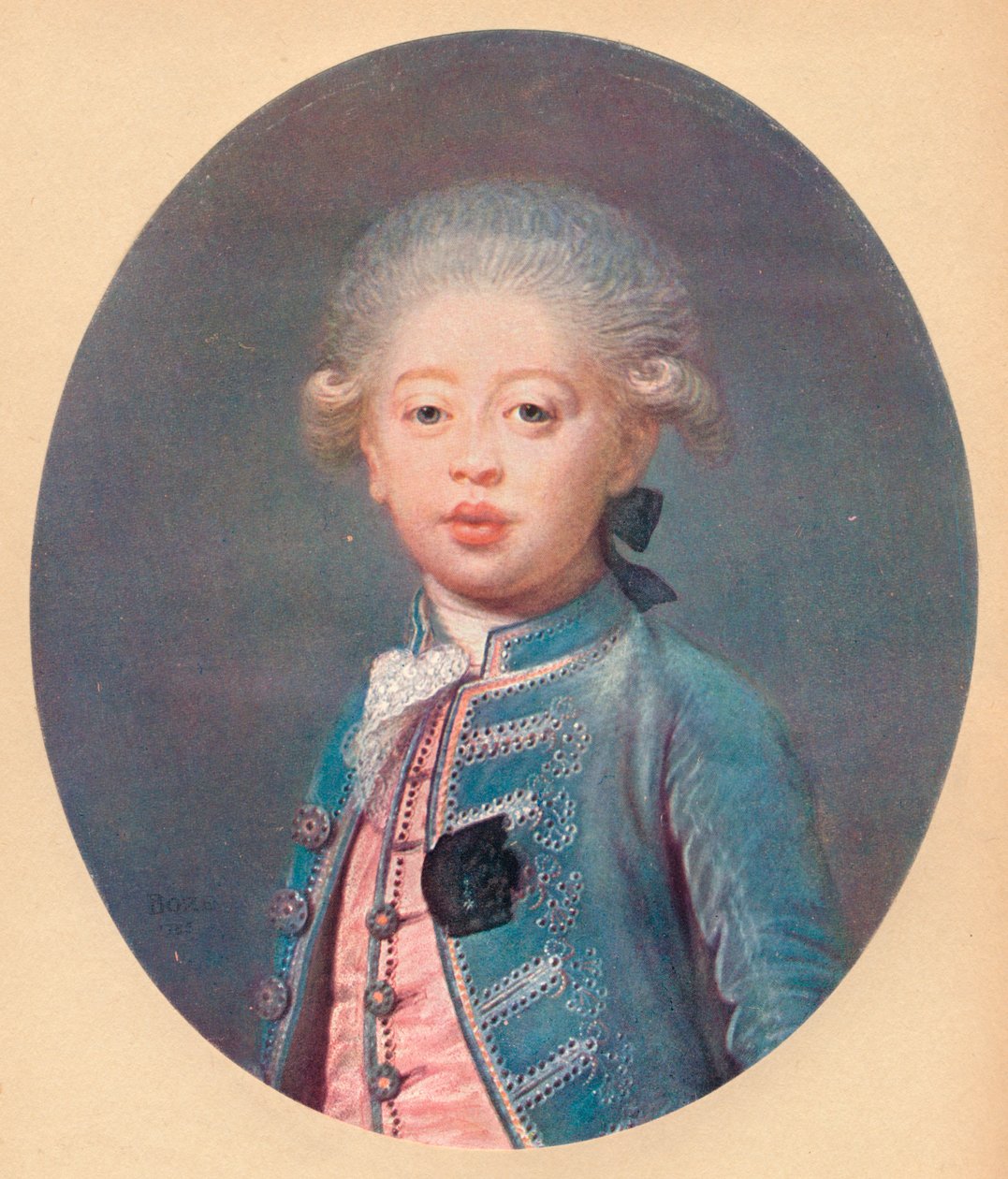 Louis-Antoine dArtois Angoulemen herttua, vuodelta 1785 tekijältä Joseph Boze