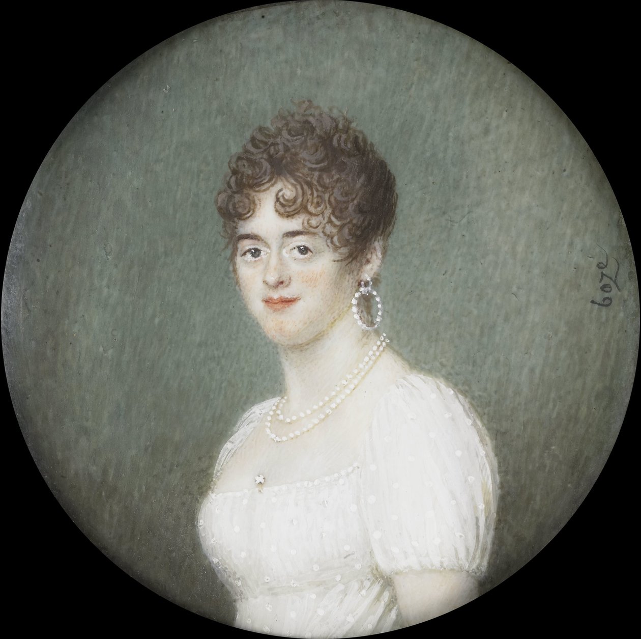 Cornelia Pullin muotokuva (k. 1809). Gerrit Jan van Houtenin vaimo tekijältä Joseph Boze