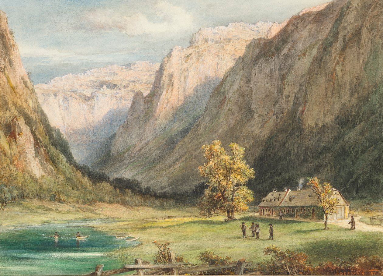 Metsästysmaja Brunn/Wildalpenissa tekijältä Joseph Brunner