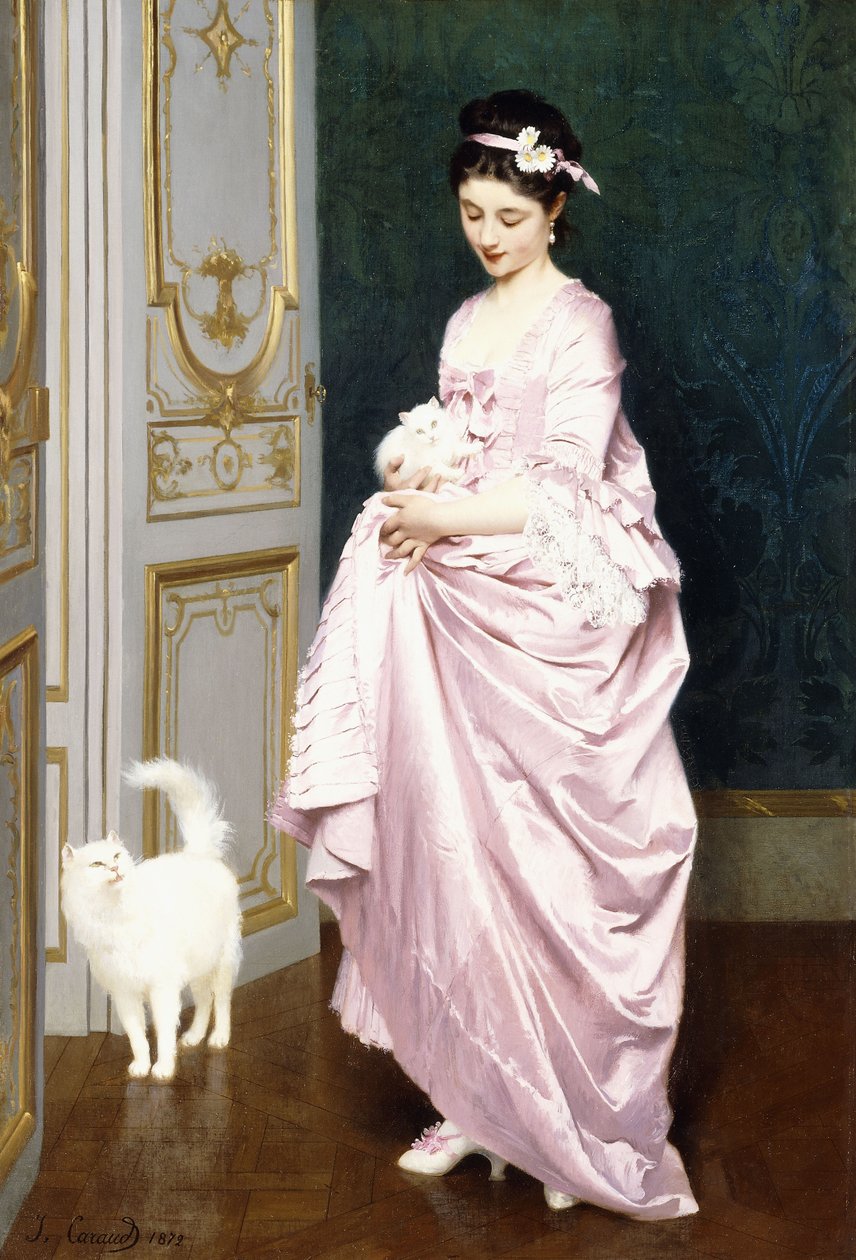 Kissan kiintymys, 1872 tekijältä Joseph Caraud