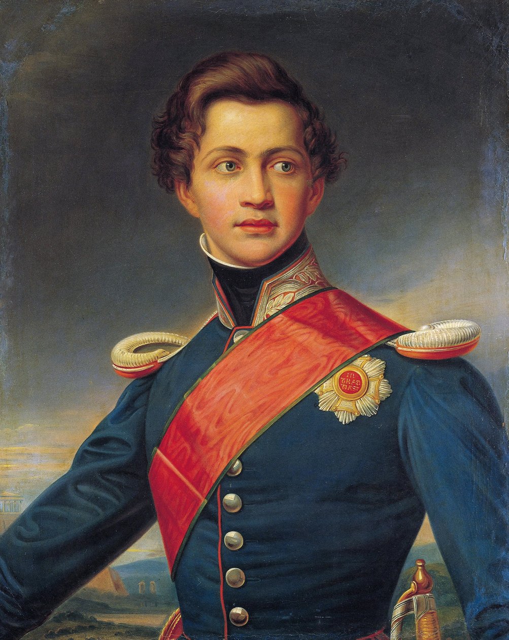 Othon Ier de Grece - Kreikan kuninkaan Otton muotokuva - Stieler, Joseph Karl (1781-1858) - 1832 - Öljy kankaalle - 89x68 - Benaki-museo, Ateena tekijältä Joseph Carl Stieler
