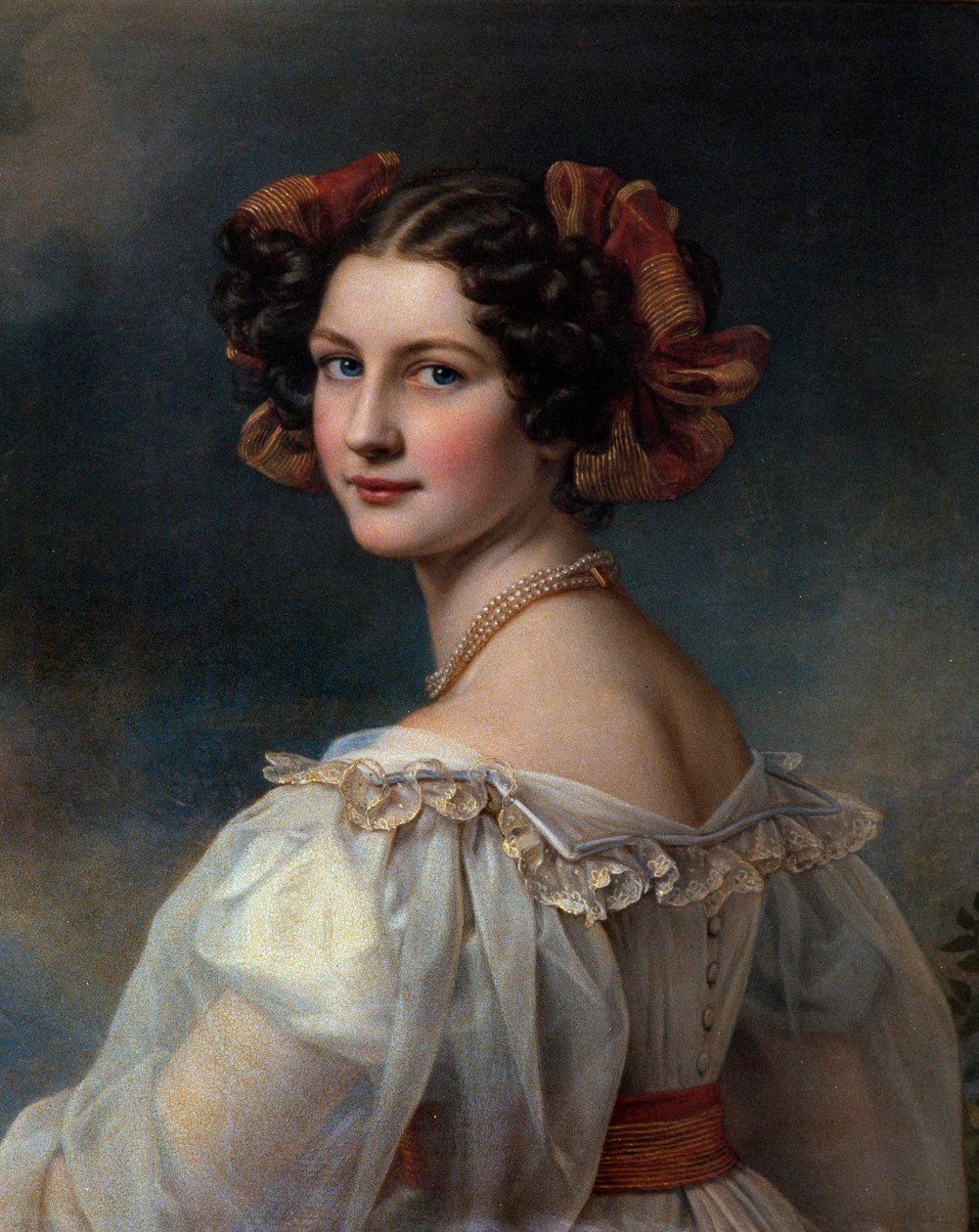 Augustinuksen muotokuva Joseph Karl Stieler (1781-1858) 1800-luvun München. Chateau De Nymphenburg tekijältä Joseph Carl Stieler
