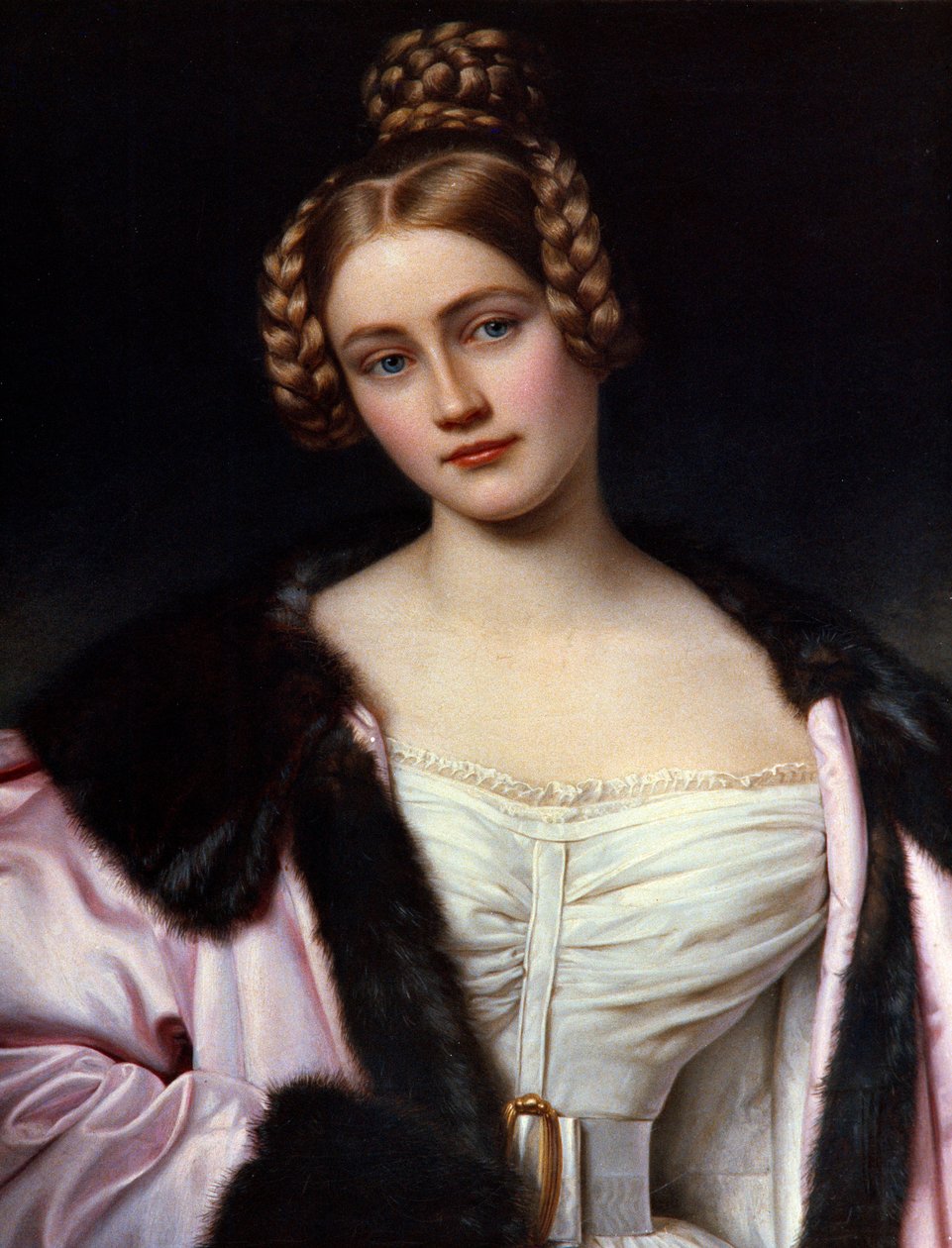 Caroline Grafinin muotokuva. Joseph Karl Stielerin (1781-1858) maalaus Ec. Kaikki tekijältä Joseph Carl Stieler