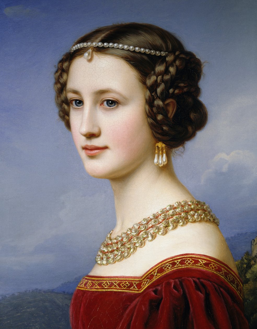 Cornelia Vetterleinin muotokuva tekijältä Joseph Carl Stieler