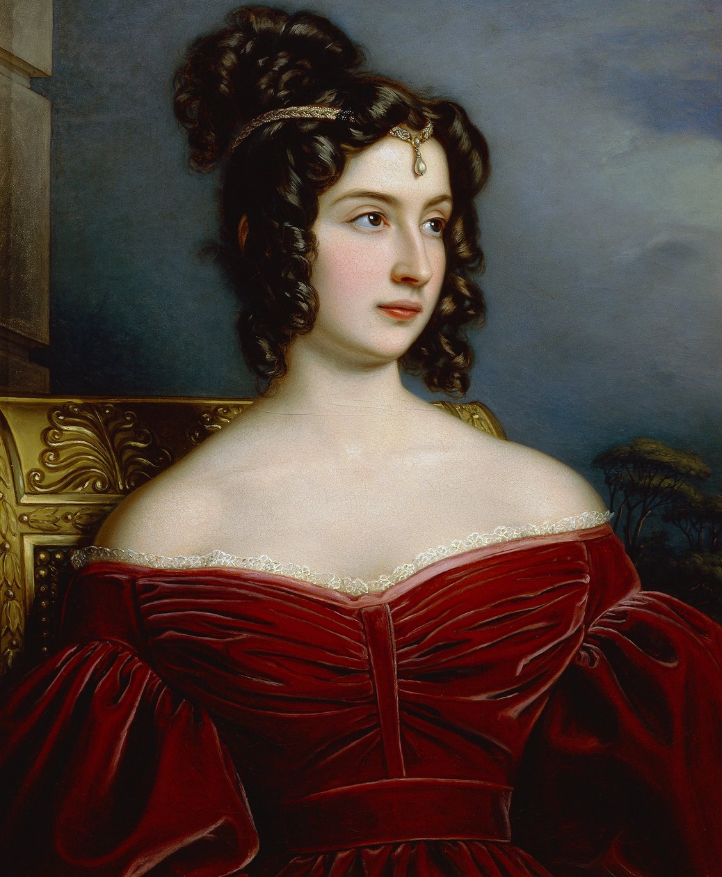 Marchesa Marianna Florenzin muotokuva tekijältä Joseph Carl Stieler
