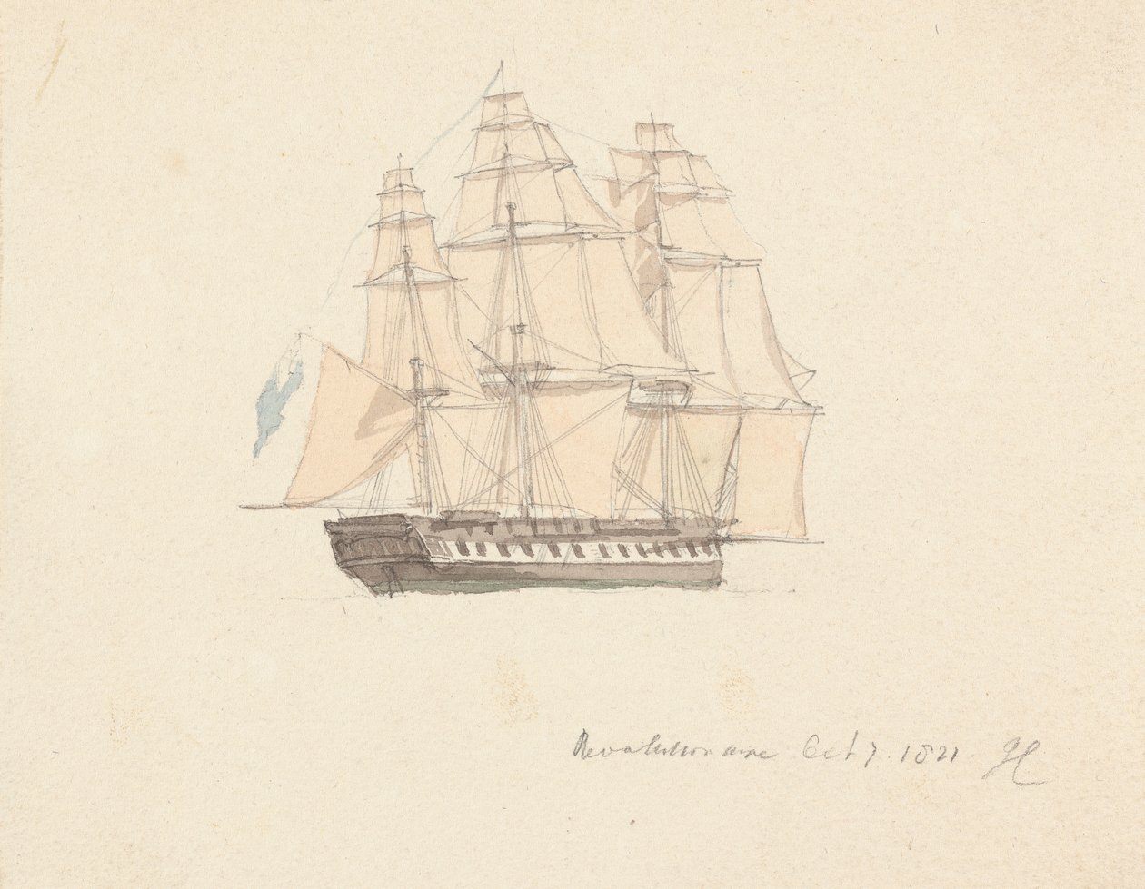 Vallankumouksellinen 7. lokakuuta 1821 tekijältä Joseph Cartwright