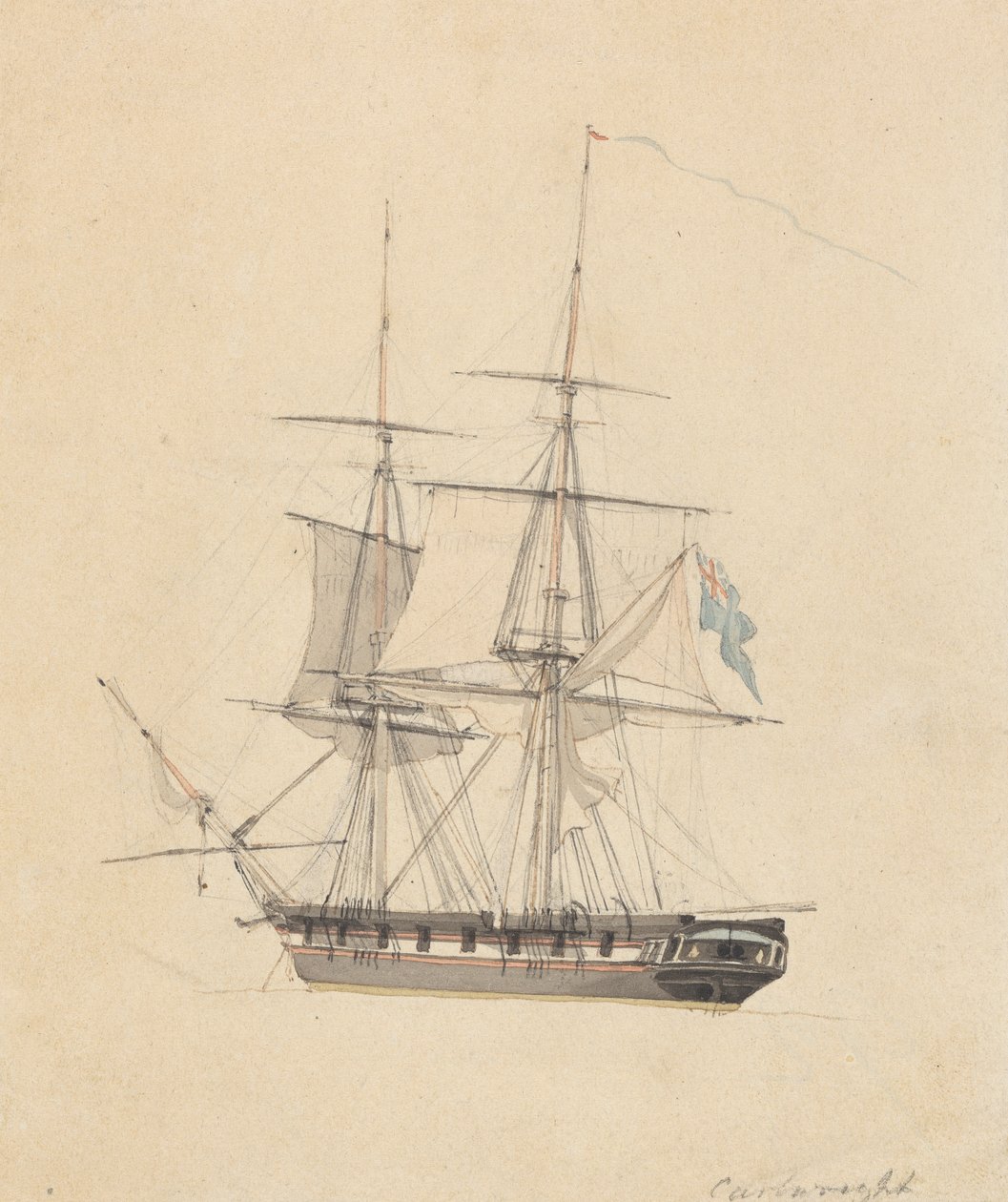Yksittäinen Hermafrodiittiprikki, Stern Forward tekijältä Joseph Cartwright